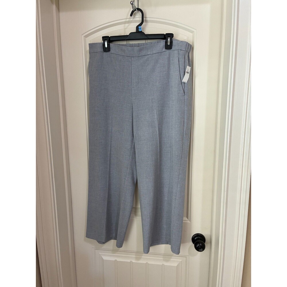 Old Navy Wide Leg Pull On Pants Size 14 Lt Gray NWT